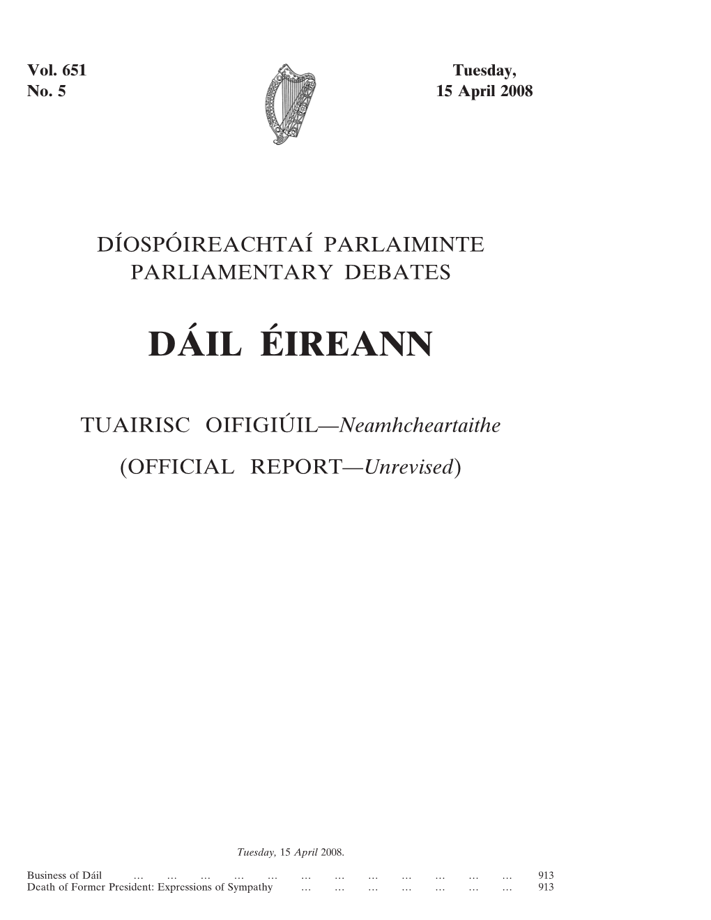 Da´Il E´Ireann