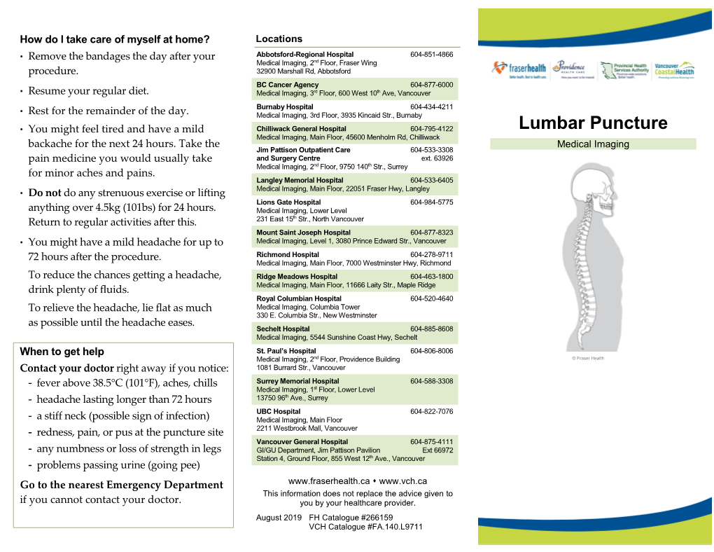 Lumbar Puncture in Medical Imaging