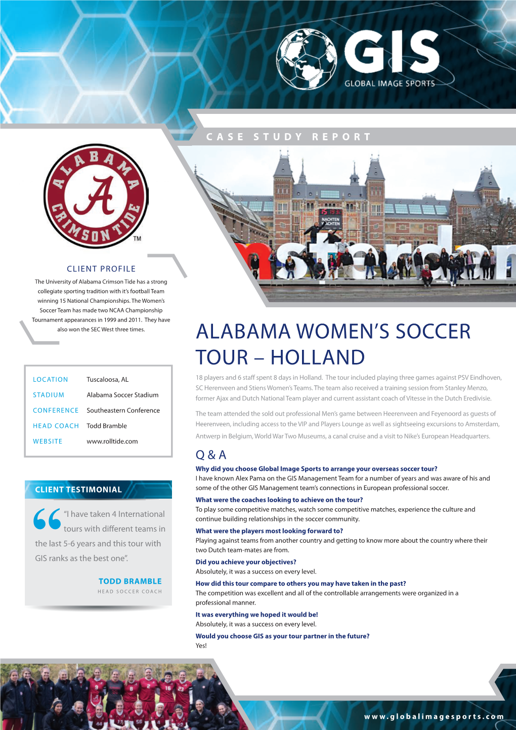 Alabama Women's Soccer Tour CS.Indd