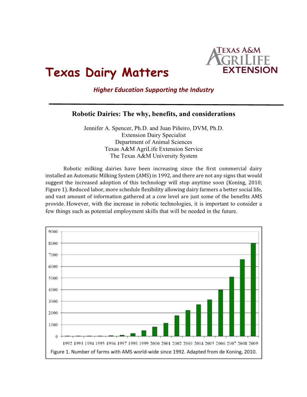 Robotic Dairies. the Why, Benefits, and Considerations