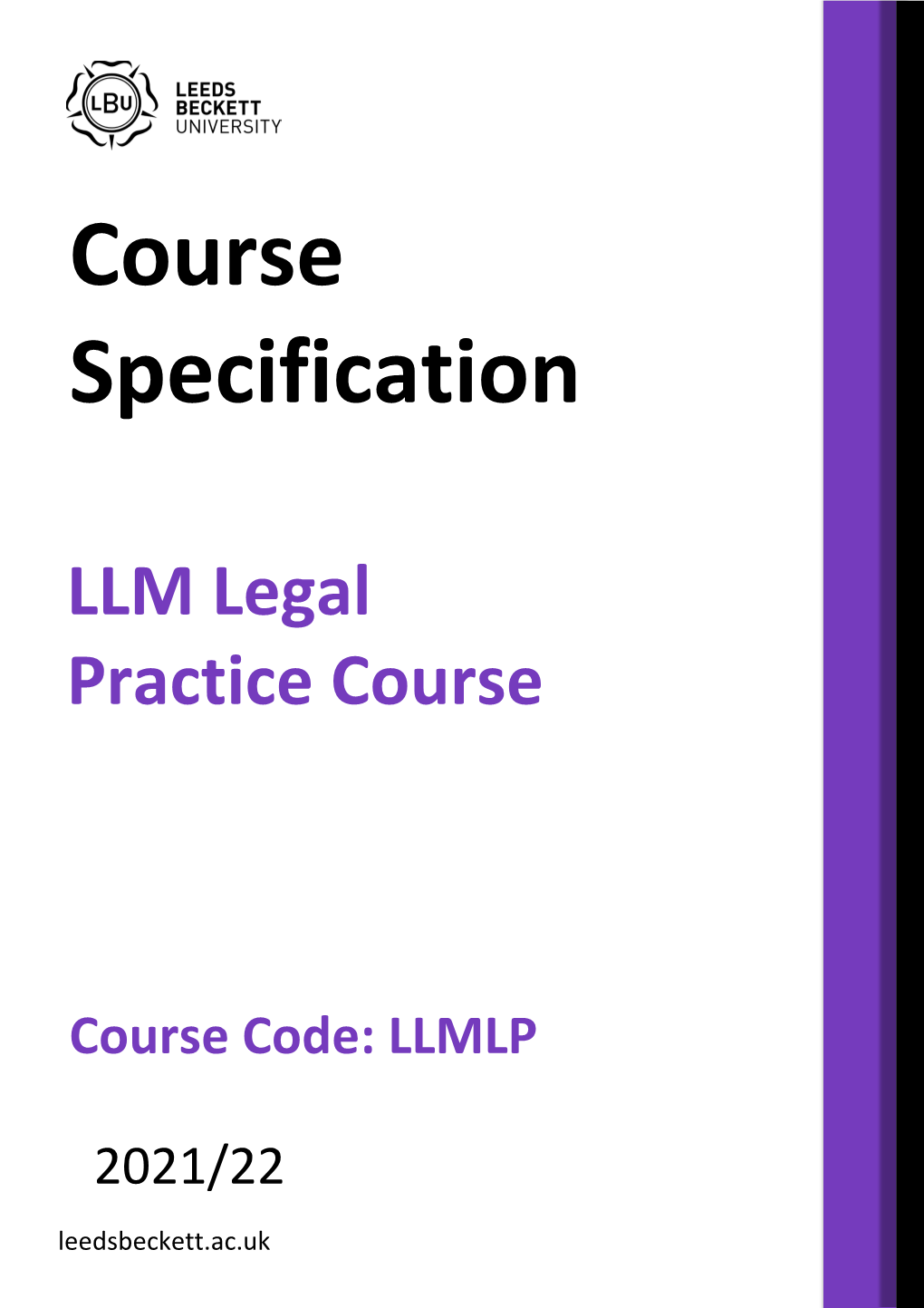 Download Course Spec