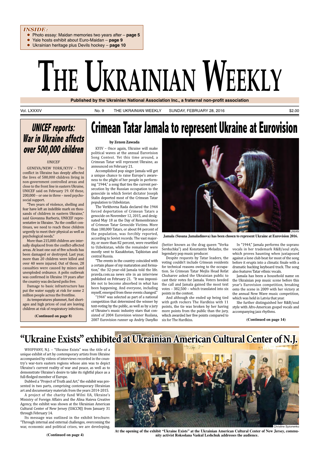 The Ukrainian Weekly, 2016