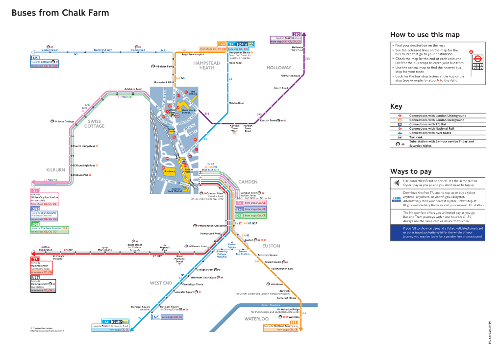 Buses from Chalk Farm