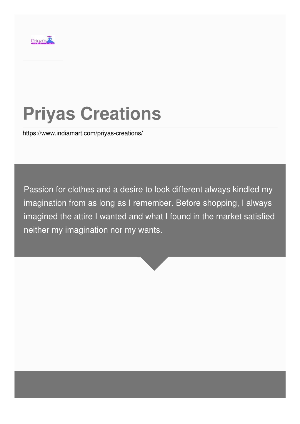 Priyas Creations
