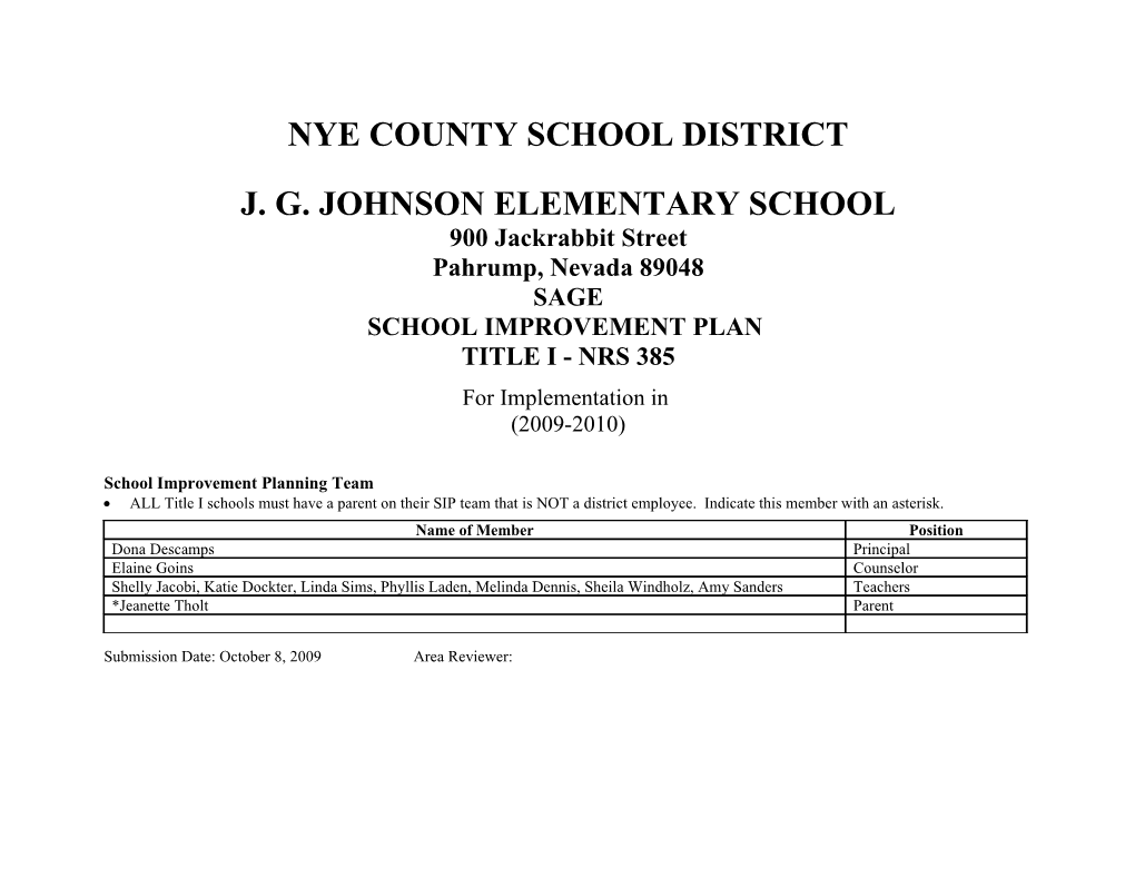 Nye County School District