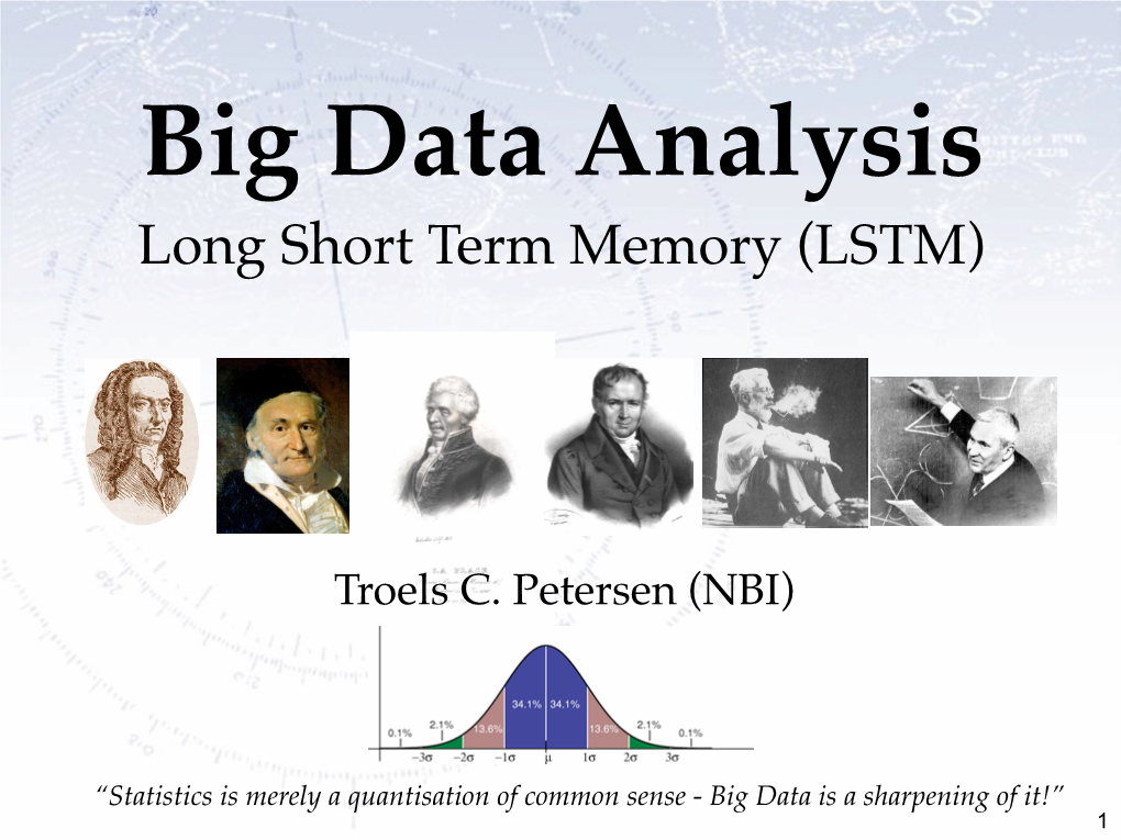 Recurrent Neural Networks (RNN) and Long Short Term Memory