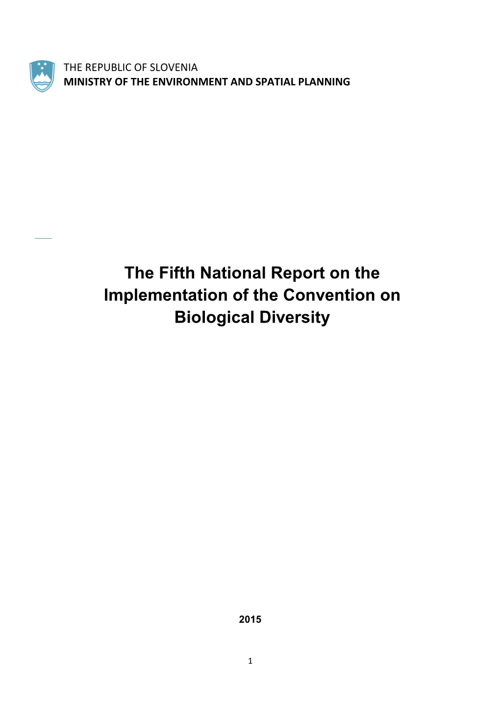 CBD Fifth National Report