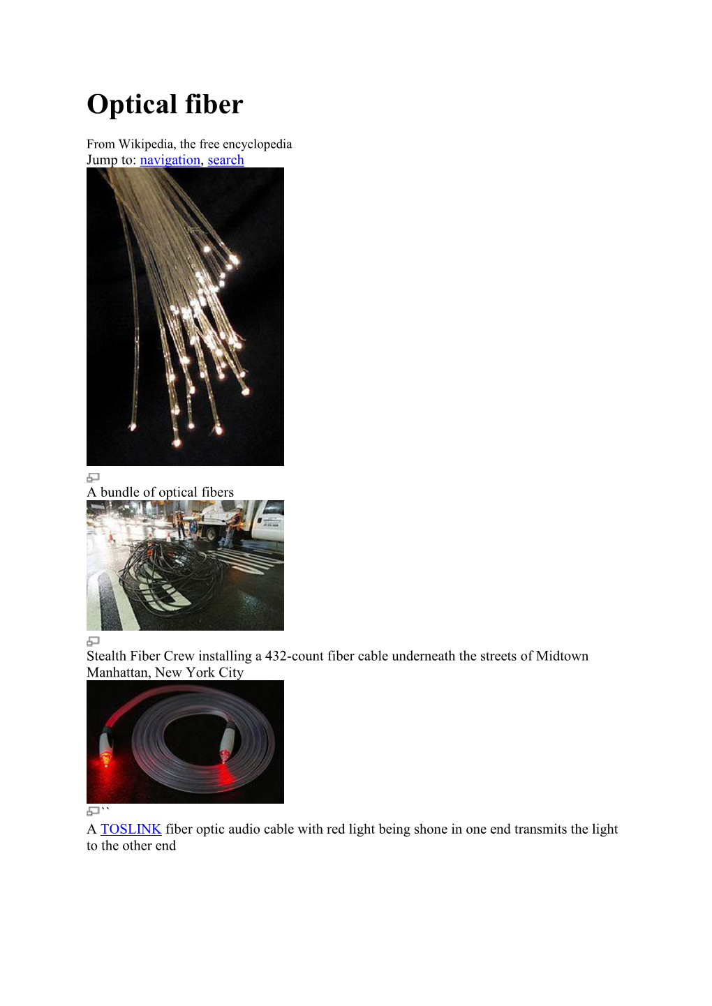 Optical Fiber