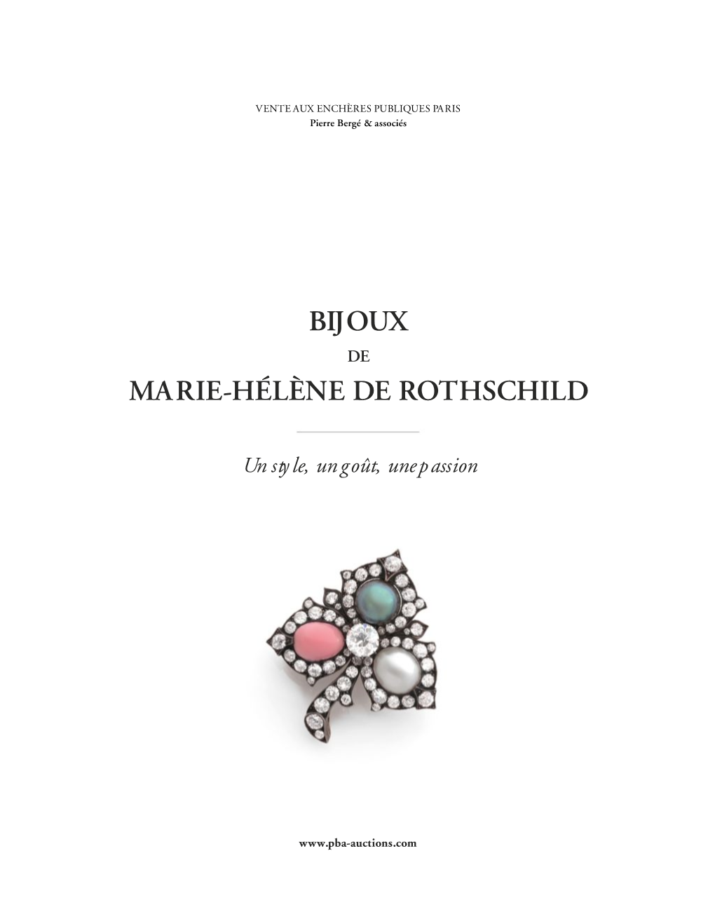 Bijoux Marie-Hélène De Rothschild