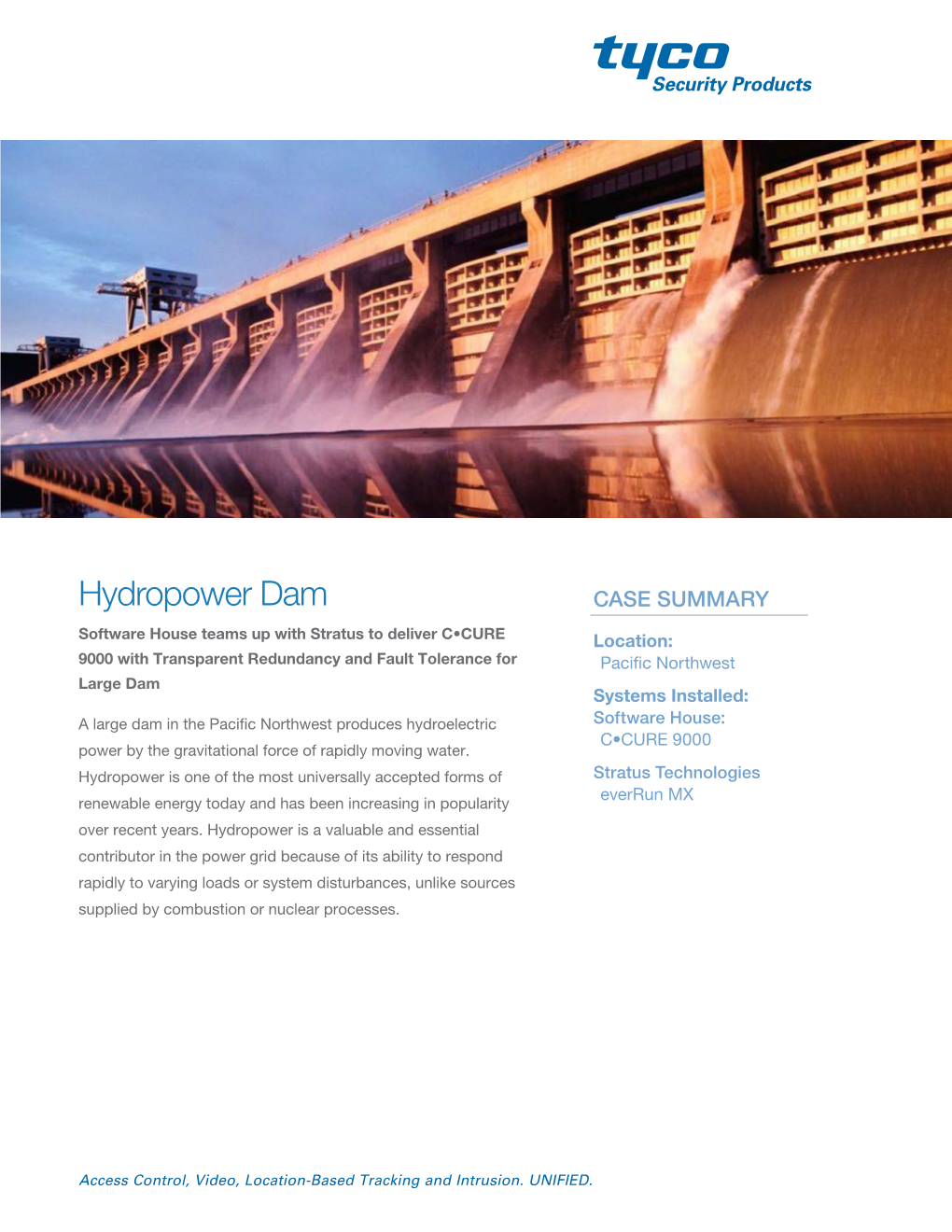 Hydropower Dam CASE SUMMARY