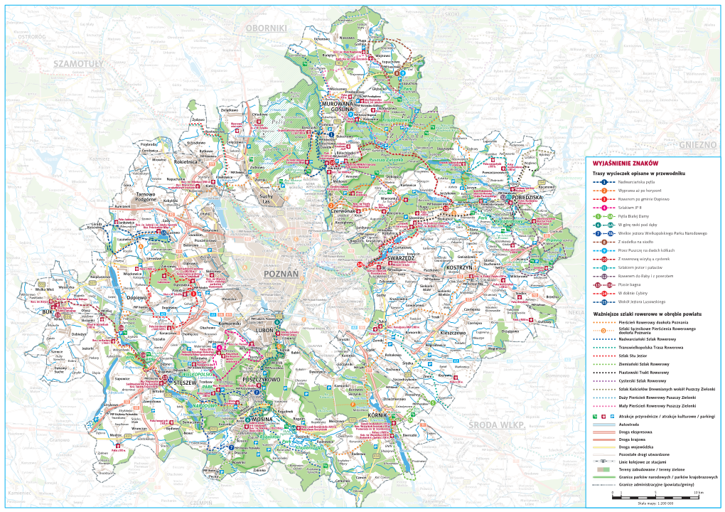 Mapa Tras Rowerowych