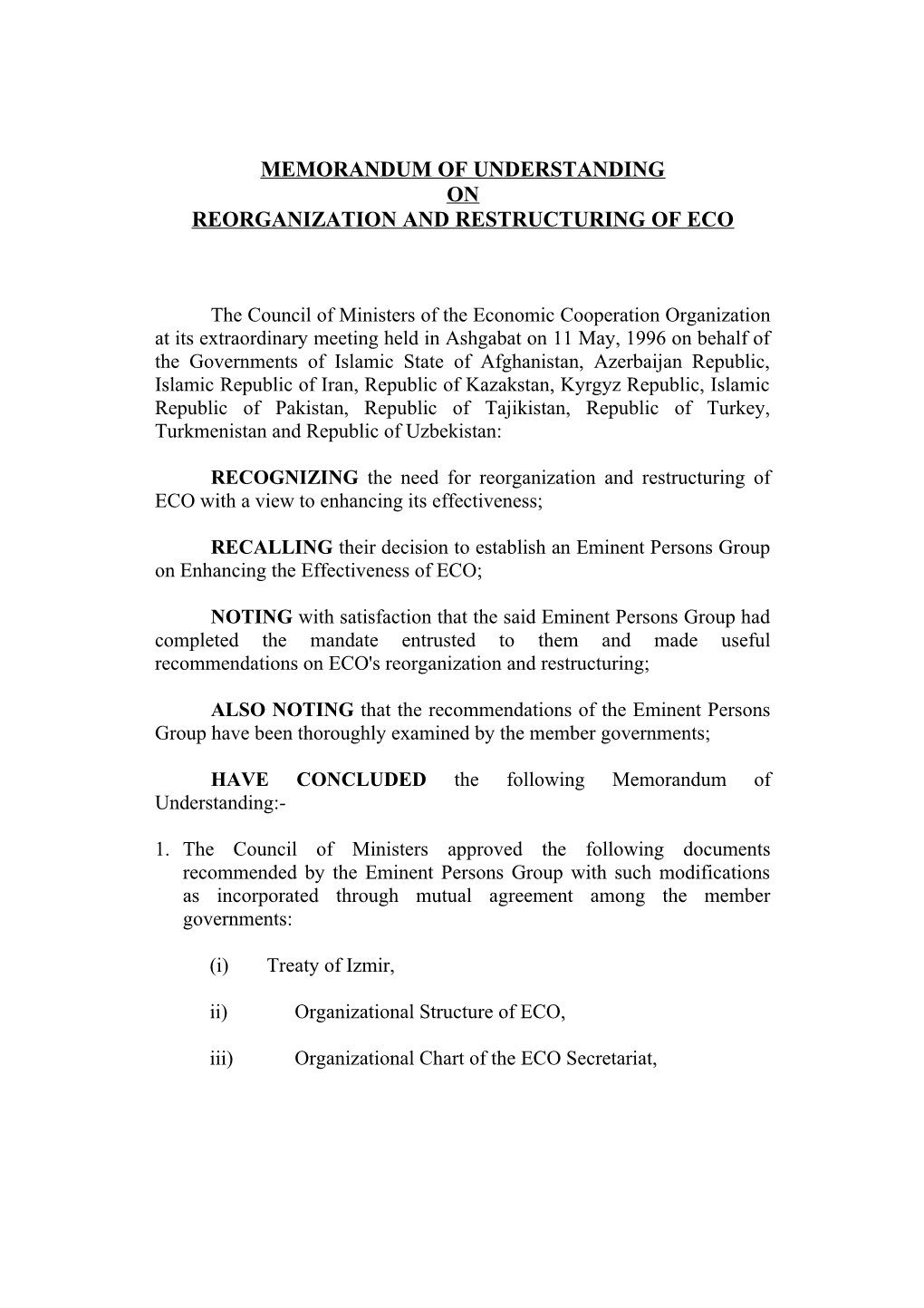 Memorandum of Understanding s25