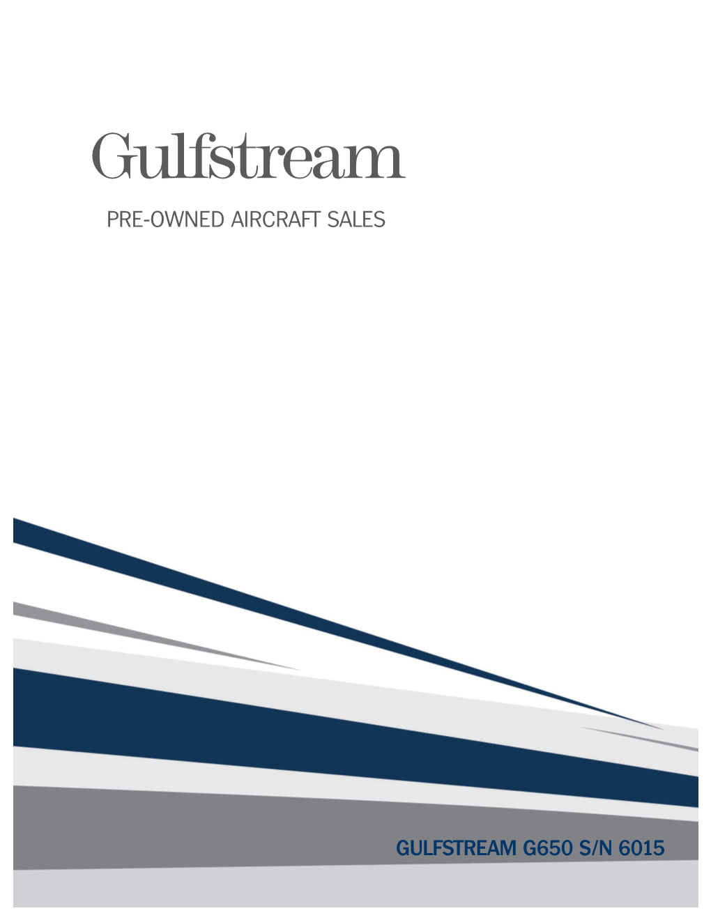 Pre-Owned Aircraft Sales
