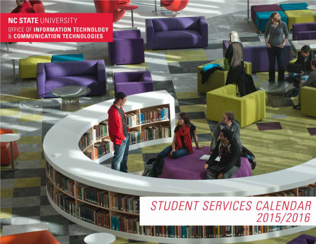 Student Services Calendar 2015-2016