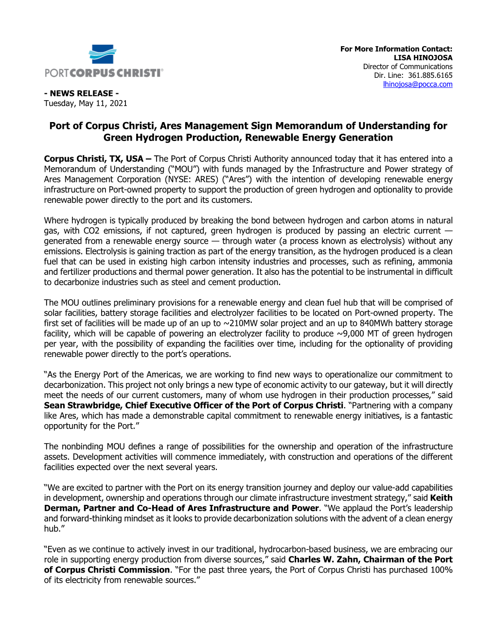 PDF of Press Release – PCCA Ares