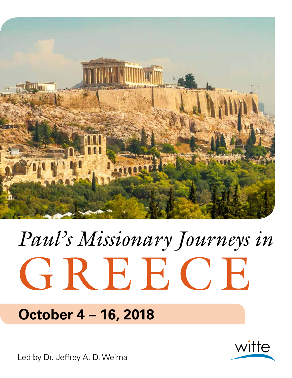 Paul's Missionary Journeys In