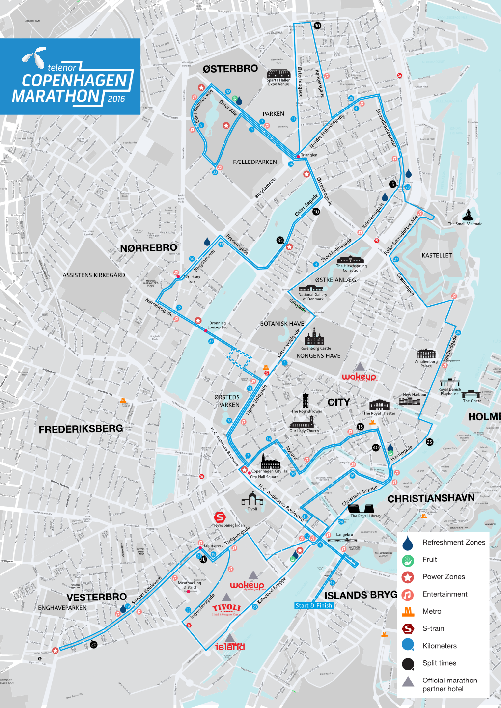 Østerbro Nørrebro City Vesterbro Frederiksberg