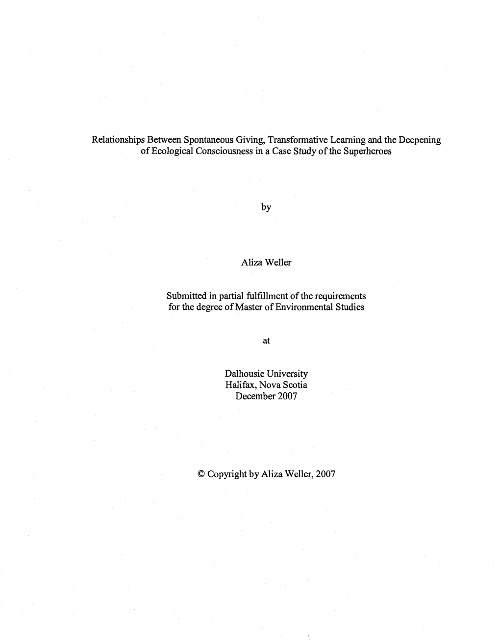 Proquest Dissertations