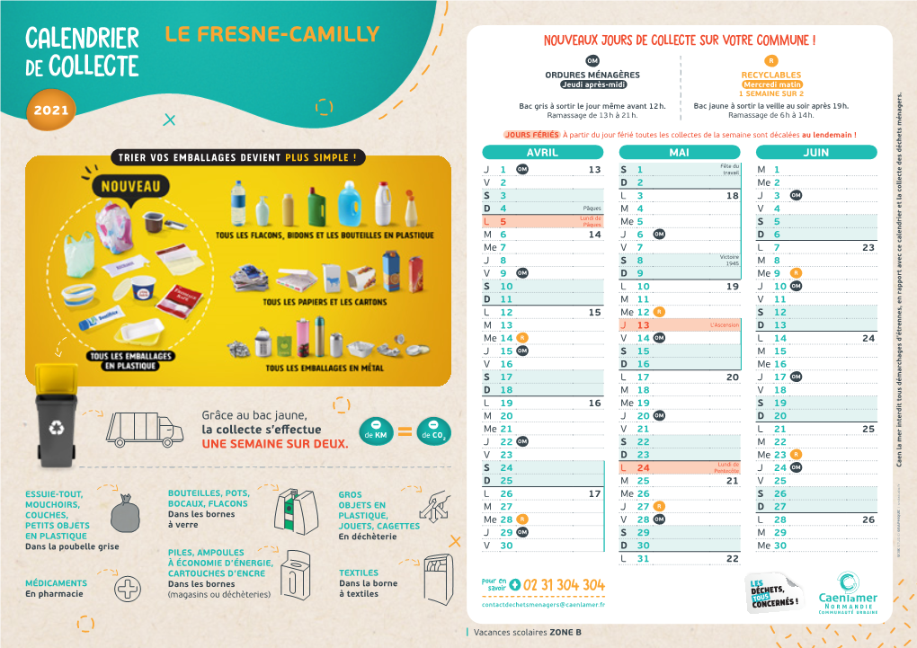 Le Fresne-Camilly Nouveaux Jours De Collecte Sur Votre Commune !
