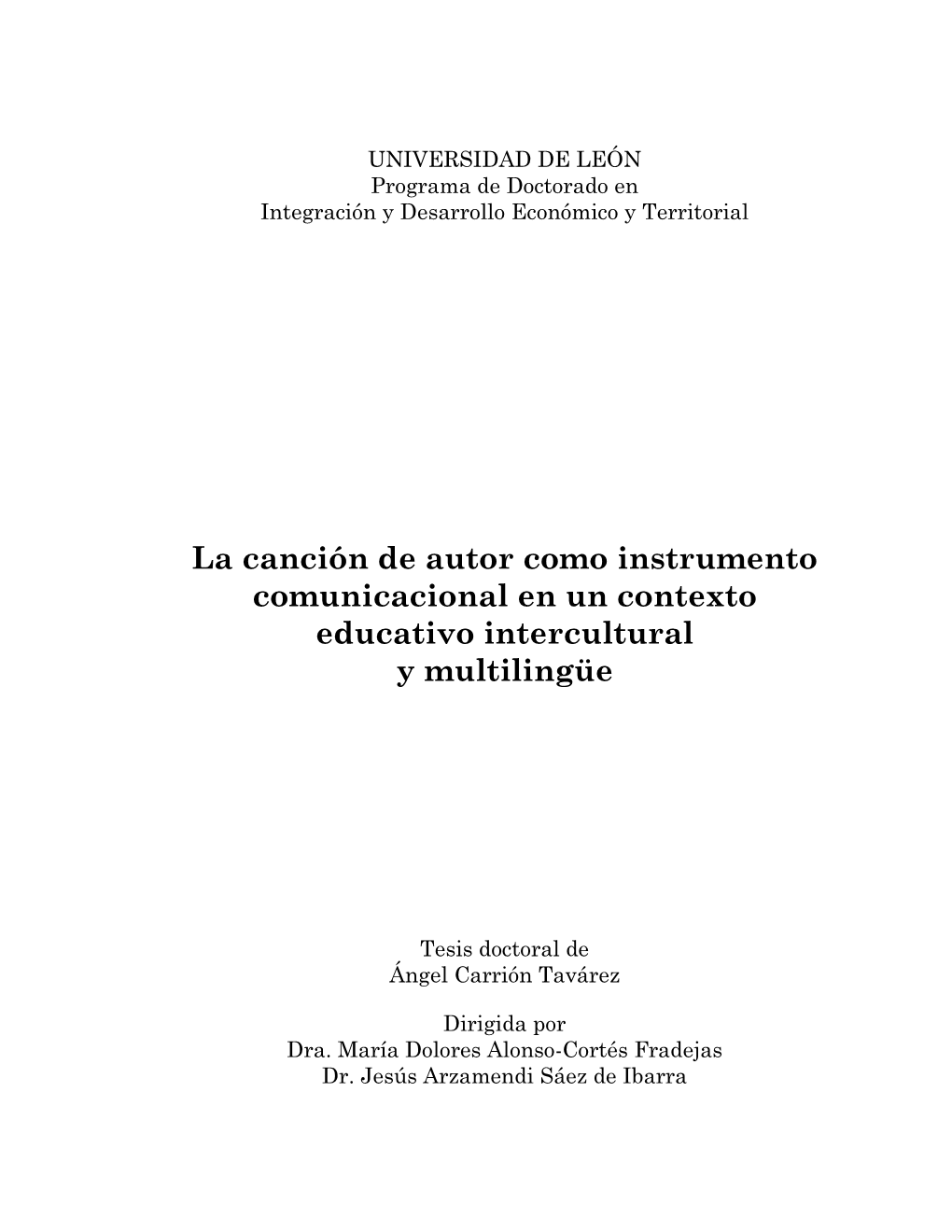 La Canción De Autor Como Instrumento Comunicacional En Un Contexto Educativo Intercultural Y Multilingüe