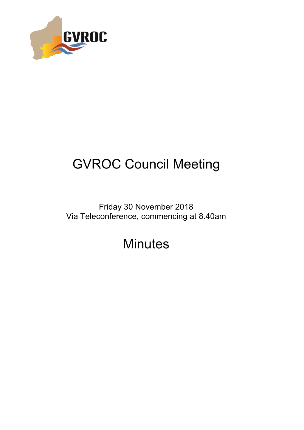 GVROC Council Meeting