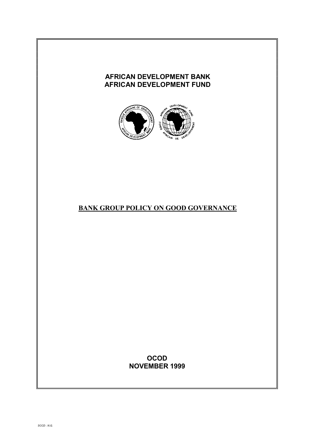 African Development Bank African Development Fund