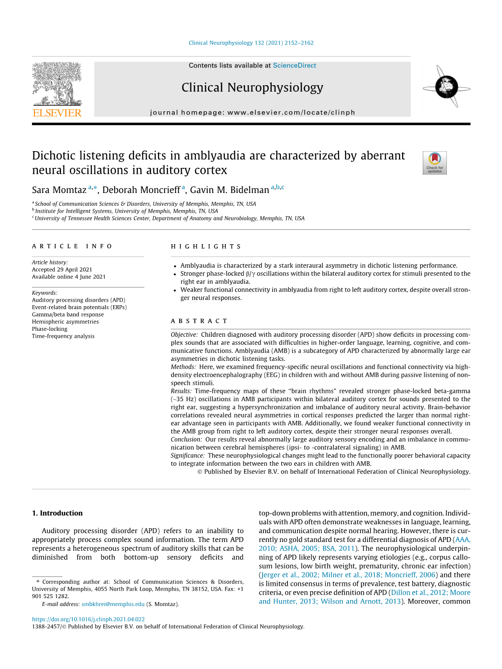 Dichotic Listening Deficits in Amblyaudia Are Characterized by Aberrant Neural Oscillations in Auditory Cortex