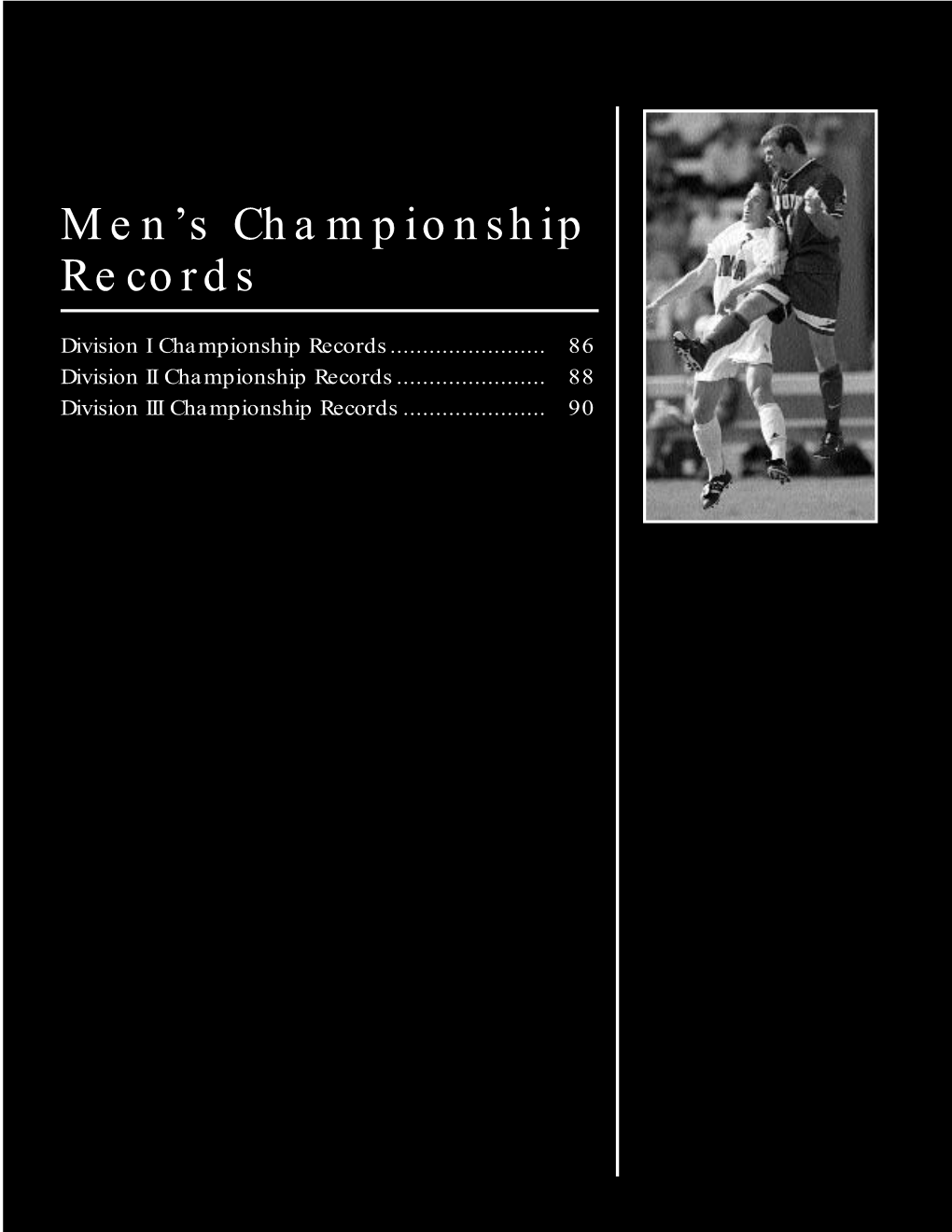 2002 NCAA Soccer Records Book