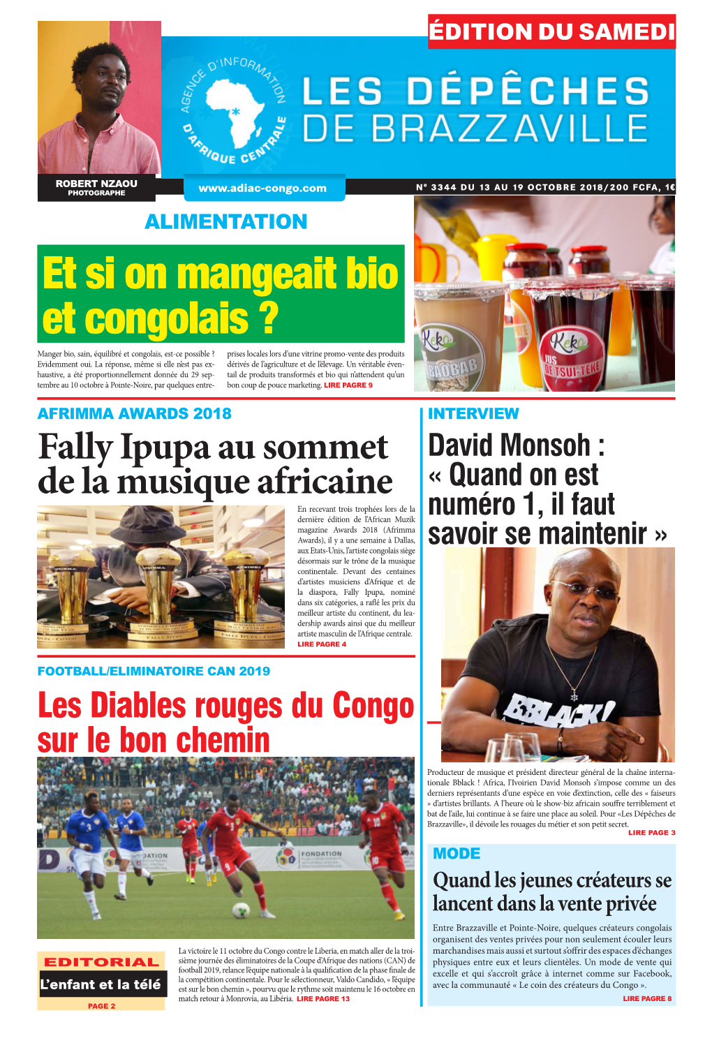 Et Si on Mangeait Bio Et Congolais ?