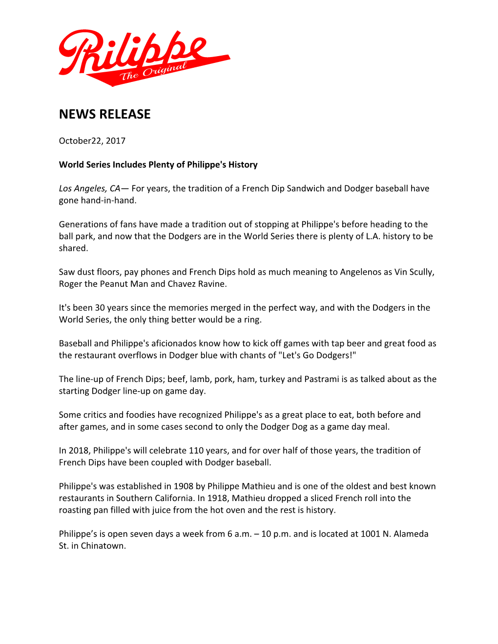 News Release