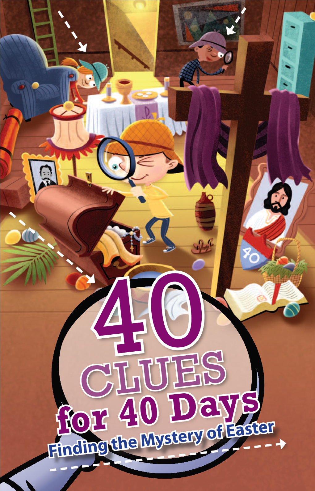 For 40 Days Was Written by Dina Strong with Illustrations by Ed Koehler