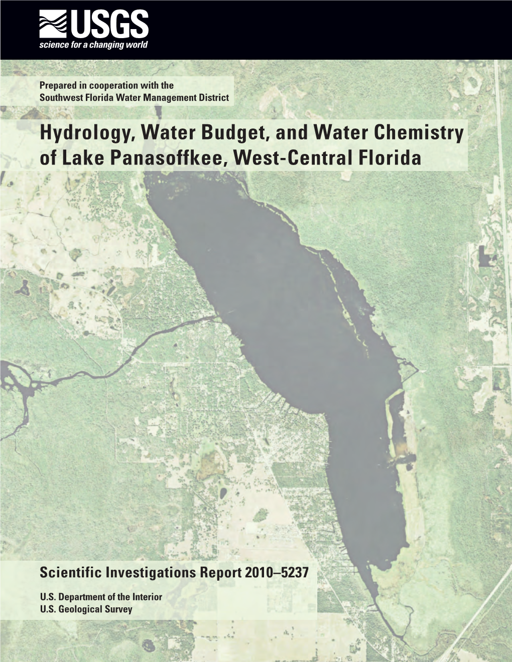 Hydrology, Water Budget, and Water Chemistry of Lake Panasoffkee, West-Central Florida