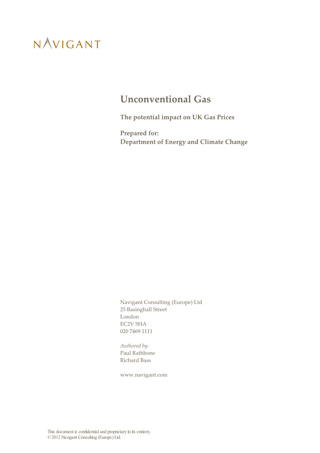 Unconventional Gas