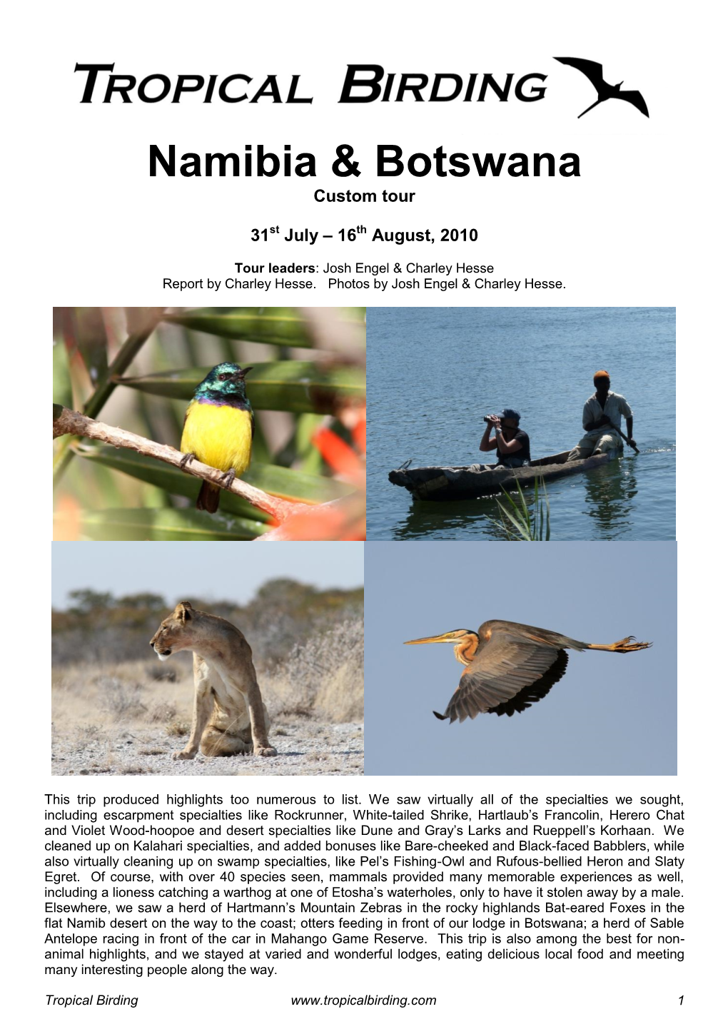 Namibia & Botswana