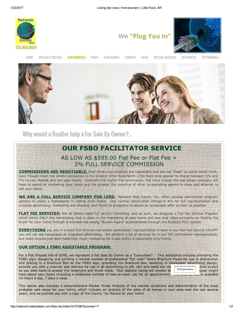 Our Fsbo Facilitator Service