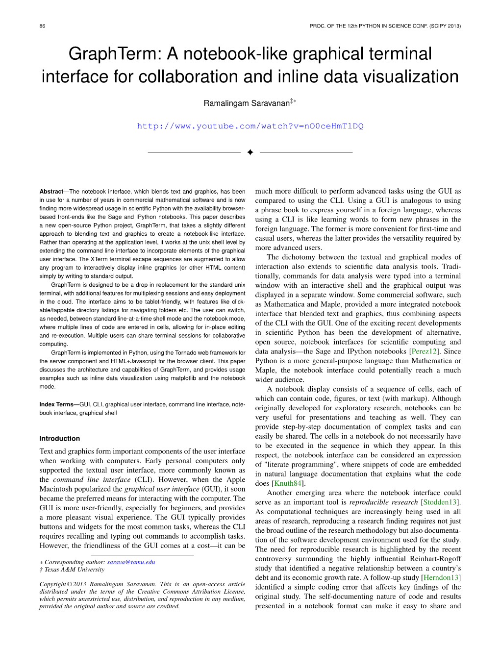 A Notebook-Like Graphical Terminal Interface for Collaboration and Inline Data Visualization