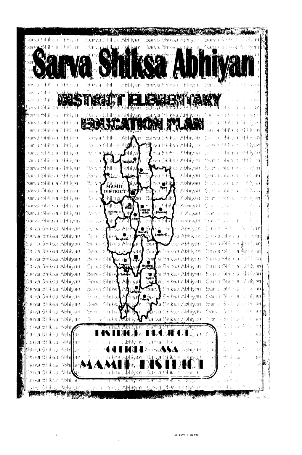 Ssa District Elementary Education Plan District