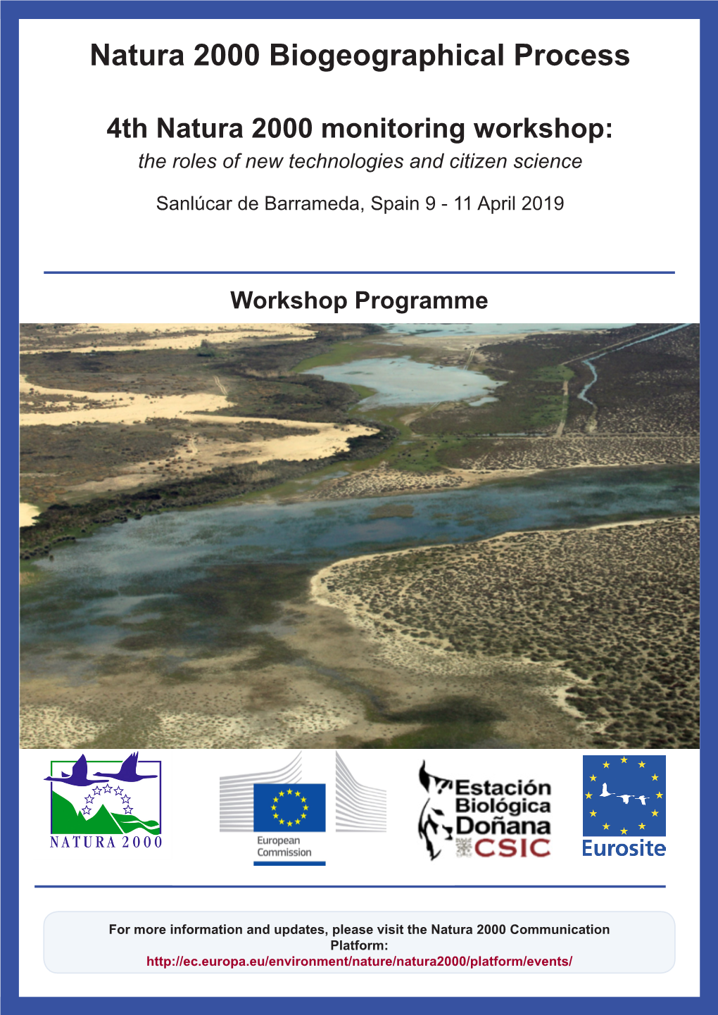 Natura 2000 Monitoring Workshop: the Roles of New Technologies and Citizen Science