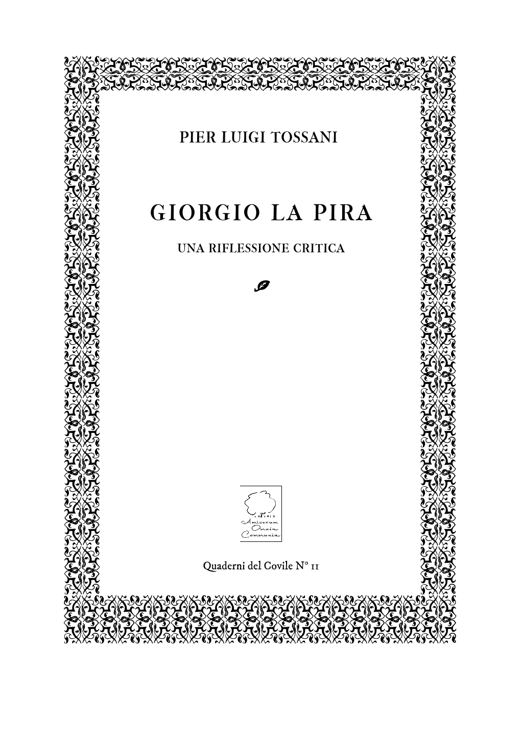 Giorgio La Pira N