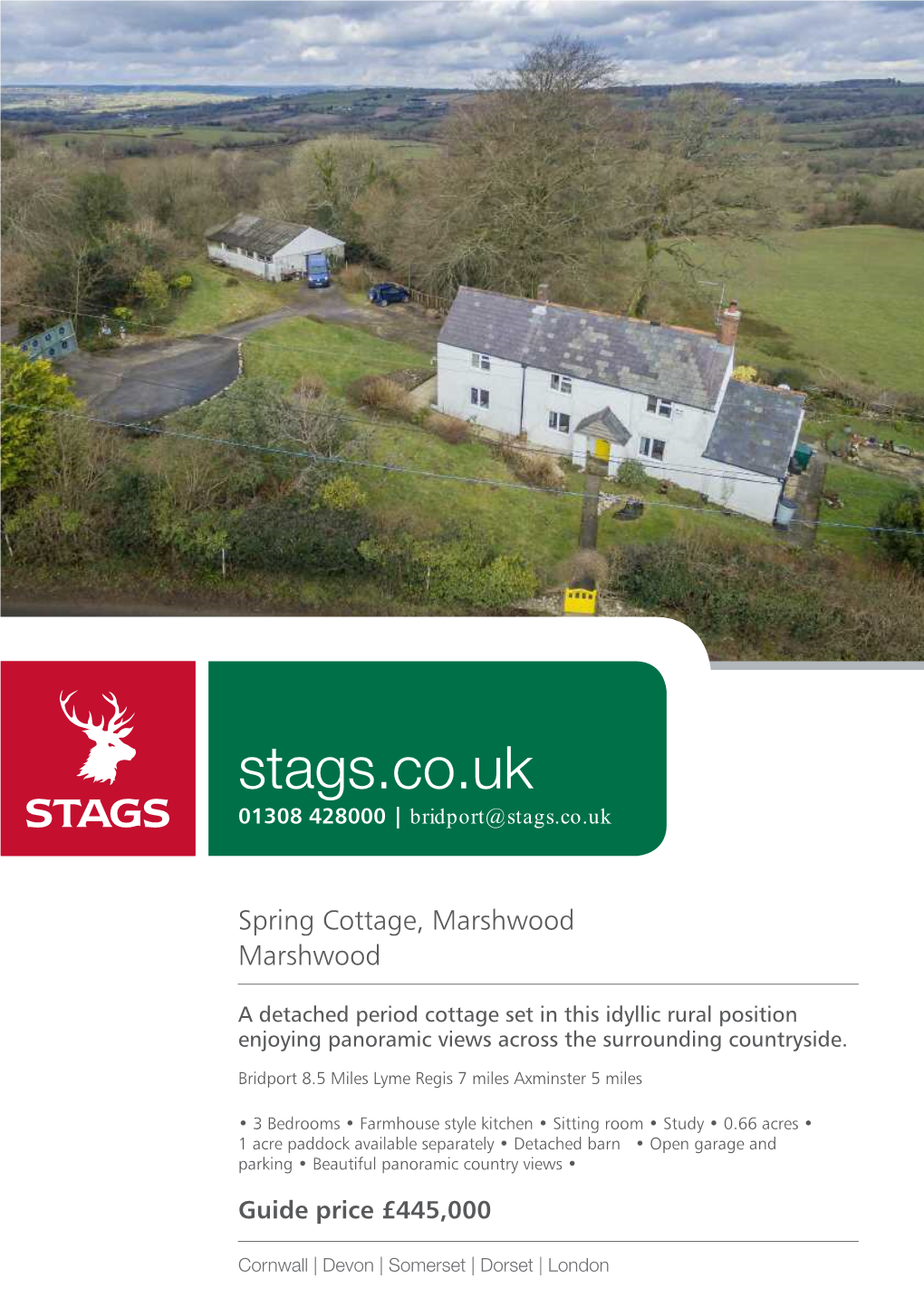 Stags.Co.Uk 01308 428000 | Bridport@Stags.Co.Uk