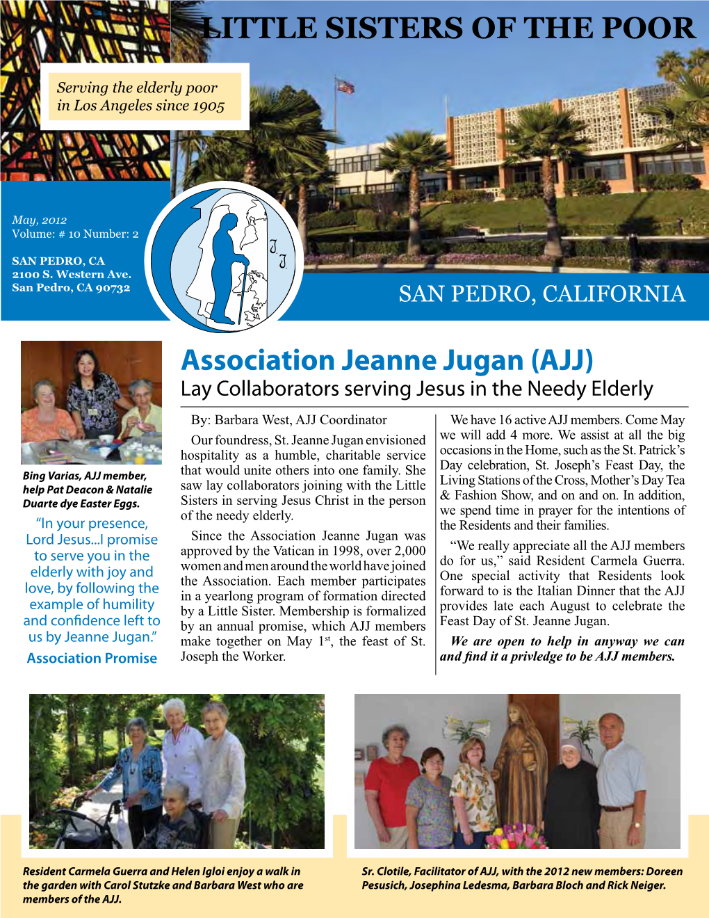 LITTLE SISTERS of the POOR Association Jeanne Jugan (AJJ)