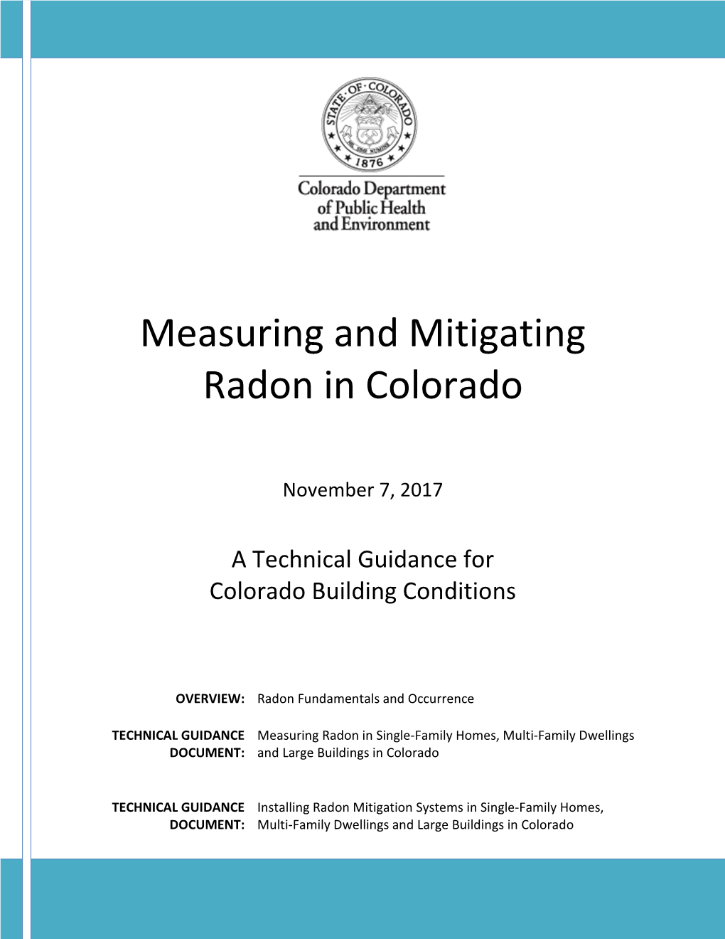 Measuring and Mitigating Radon in Colorado