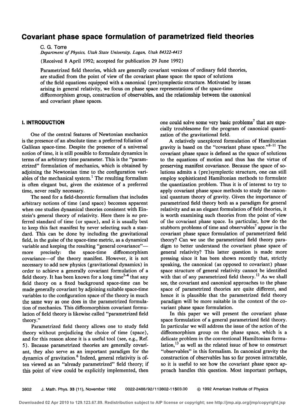 Covariant Phase Space Formulation of Parametrized Field Theories C