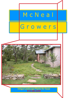 Mcneal Growers New Spring 2011 Catalog