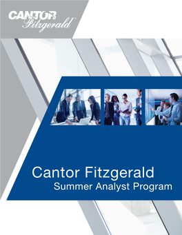Summer Analyst Program a Team of Leading Experts