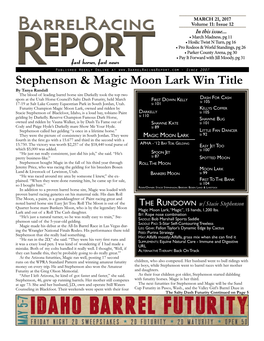 Stephenson & Magic Moon Lark Win Title