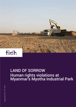 LAND of SORROW Human Rights Violations at Myanmar's Myotha