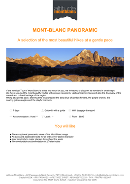 Mont-Blanc Panoramic