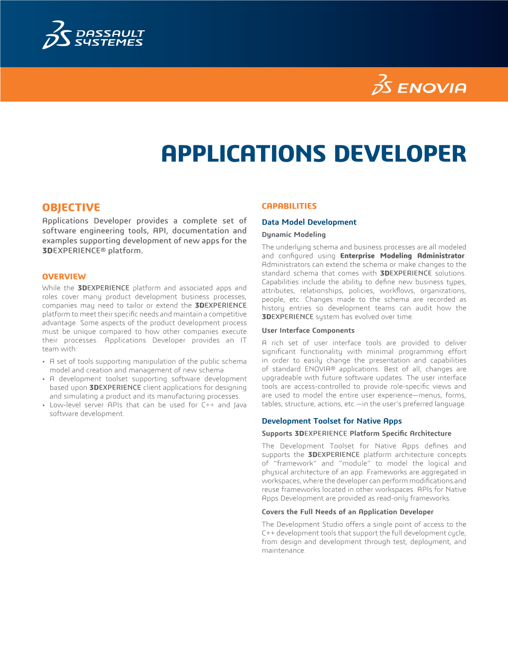 Applications Developer