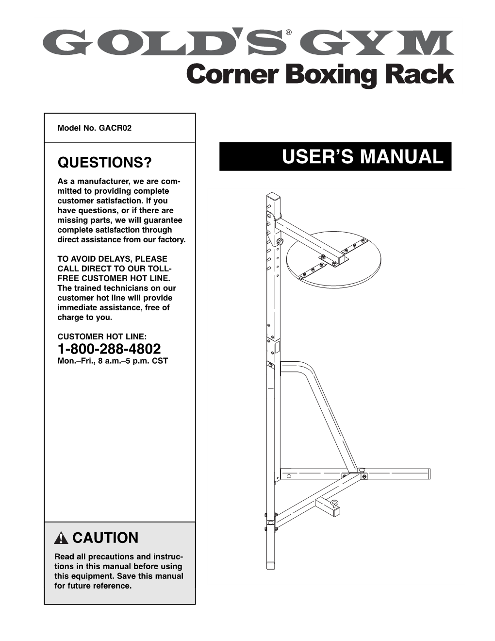 Corner Boxing Rack